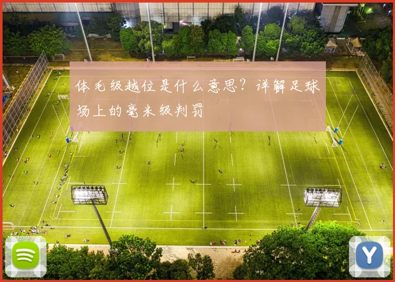 体毛级越位是什么意思?详解足球场上的毫米级判罚